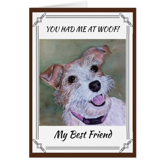 SWEET JACK RUSSELL CARDS (Front)