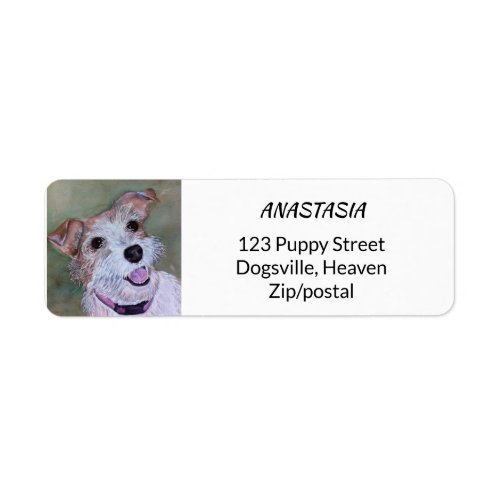 SWEET JACK RUSSELL LABEL