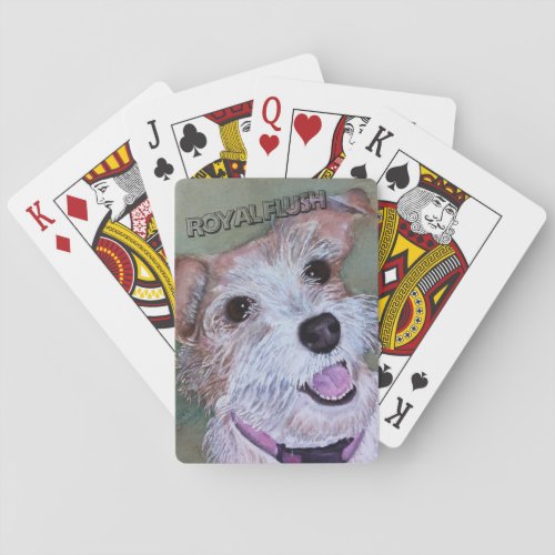 SWEET JACK RUSSELL POKER CARDS