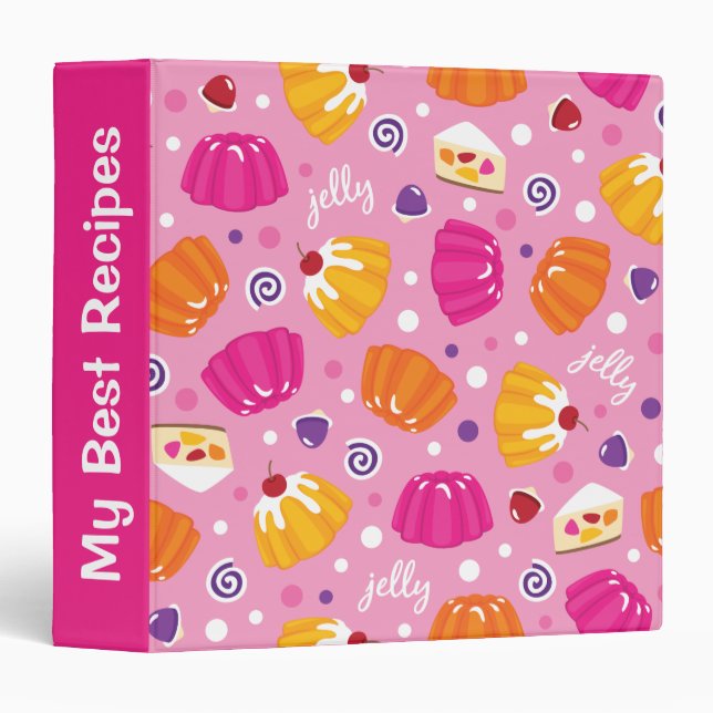 Sweet Jellies 3 Ring Binder (Front/Spine)