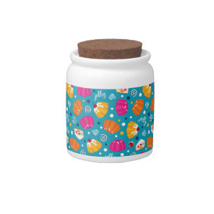 Sweet Jelly Pattern Candy Jar