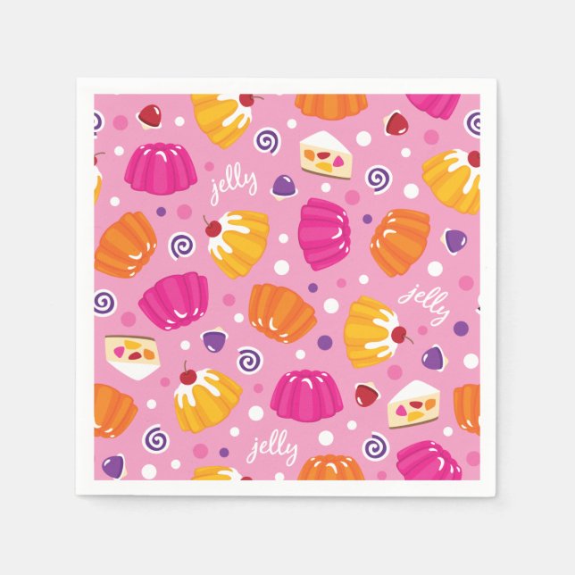 Sweet Jelly Pattern Napkins (Front)