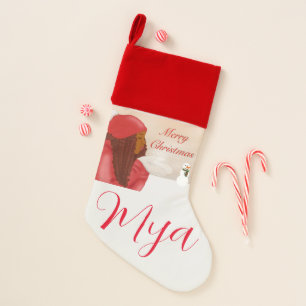 Sweet Joy in the Snow (Customizable Name) Christmas Stocking