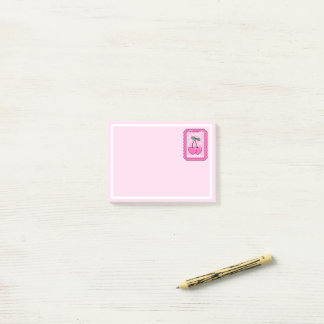 Sweet Joyfulness Cherry Hearts Stamp Post-it Notes