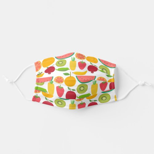 Sweet Juicy Fruit Pattern Adult Cloth Face Mask