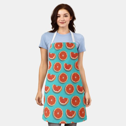 Sweet Juicy Orange Pattern Apron