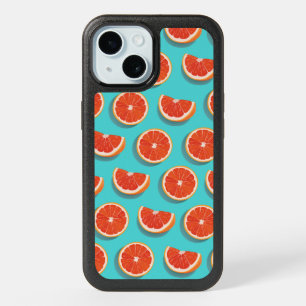 Sweet Juicy Orange Pattern iPhone 15 Case