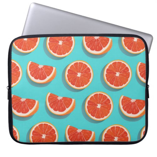 Sweet Juicy Orange Pattern Laptop Sleeve