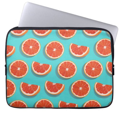 Sweet Juicy Orange Pattern Laptop Sleeve