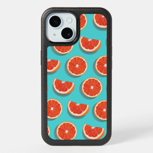 Sweet Juicy Orange Pattern iPhone 15 Case
