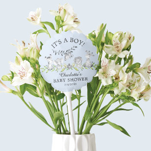 Sweet Jungle Animals Boy Baby Shower Balloon
