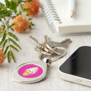 Sweet Kawaii Ice Cream Keychain