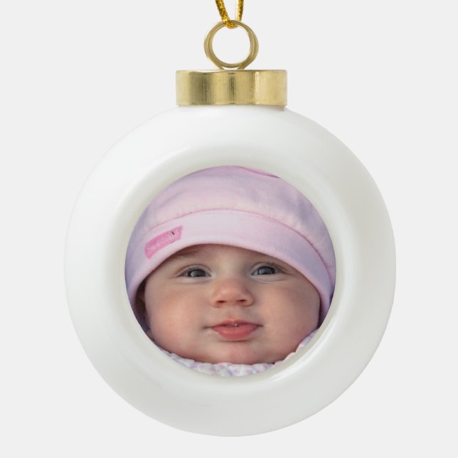 SWEET Keepsake personalized digital photo ornament (Front)