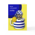 Sweet Kitten. For Sister on Mother's Day Cards Sweet Kitten. For Sister on Mother's Day Cards