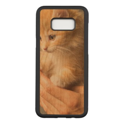Sweet Kitten in Good Hand Carved Samsung Galaxy S8+ Case