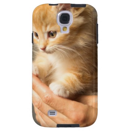 Sweet Kitten in Good Hand Galaxy S4 Case