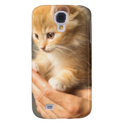 Sweet Kitten in Good Hand Galaxy S4 Case