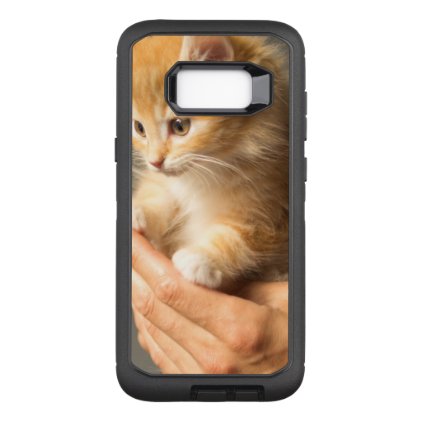 Sweet Kitten in Good Hand OtterBox Defender Samsung Galaxy S8+ Case