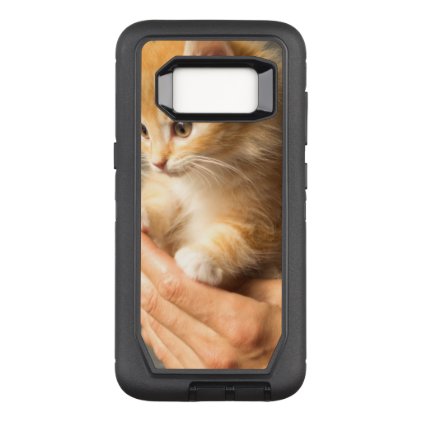 Sweet Kitten in Good Hand OtterBox Defender Samsung Galaxy S8 Case