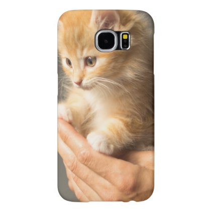 Sweet Kitten in Good Hand Samsung Galaxy S6 Case