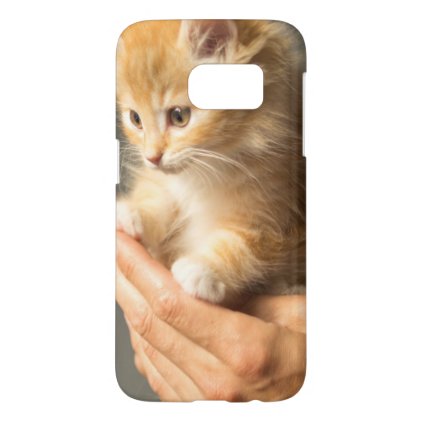 Sweet Kitten in Good Hand Samsung Galaxy S7 Case