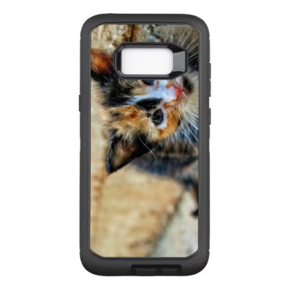 Sweet Kitten looking at YOU OtterBox Defender Samsung Galaxy S8+ Case