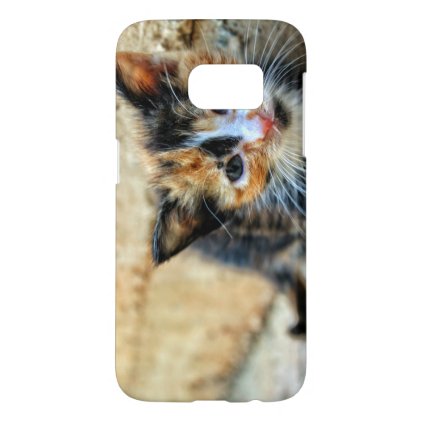 Sweet Kitten looking at YOU Samsung Galaxy S7 Case