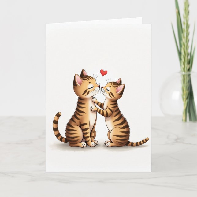 Sweet Kitten Mothers Day Card (Front)