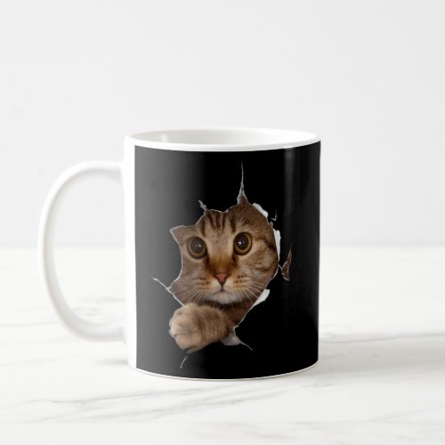 Sweet Kitten Torn _ Cat Cat Owner Cat Lady Coffee Mug