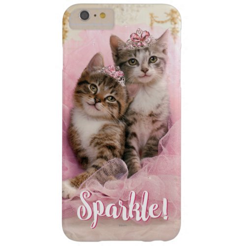 Sweet Kittens in Tiaras and Pink Sparkly Tutu Barely There iPhone 6 Plus Case