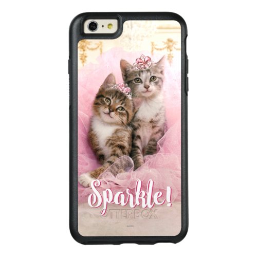 Sweet Kittens in Tiaras and Pink Sparkly Tutu OtterBox iPhone 66s Plus Case