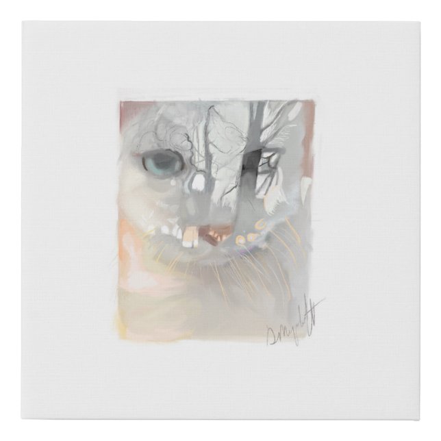 Sweet Kitty Canvas Print (Front)