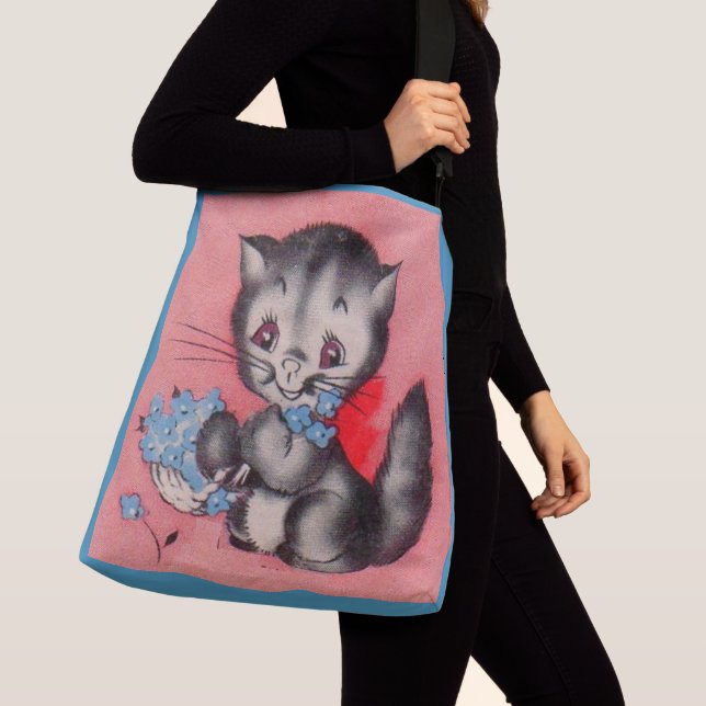 sweet kitty cat crossbody bag (Close Up)