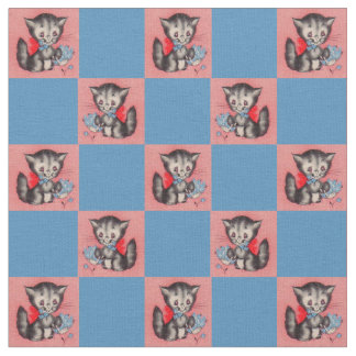 sweet kitty cat fabric