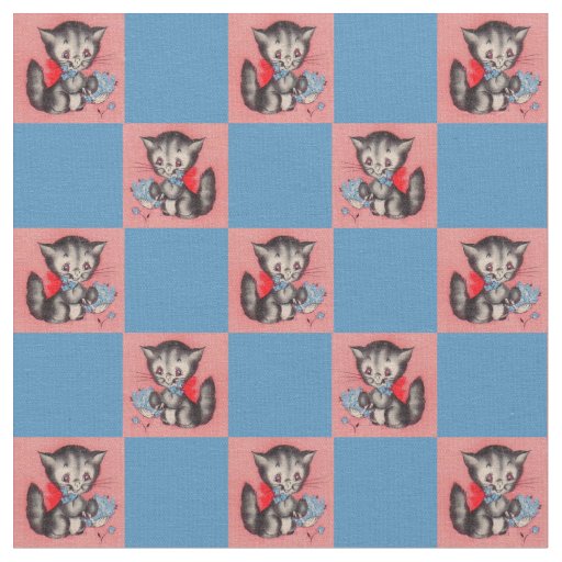 sweet kitty cat fabric
