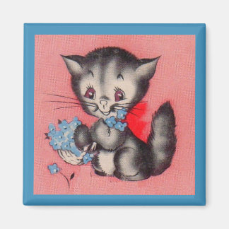 sweet kitty cat magnet