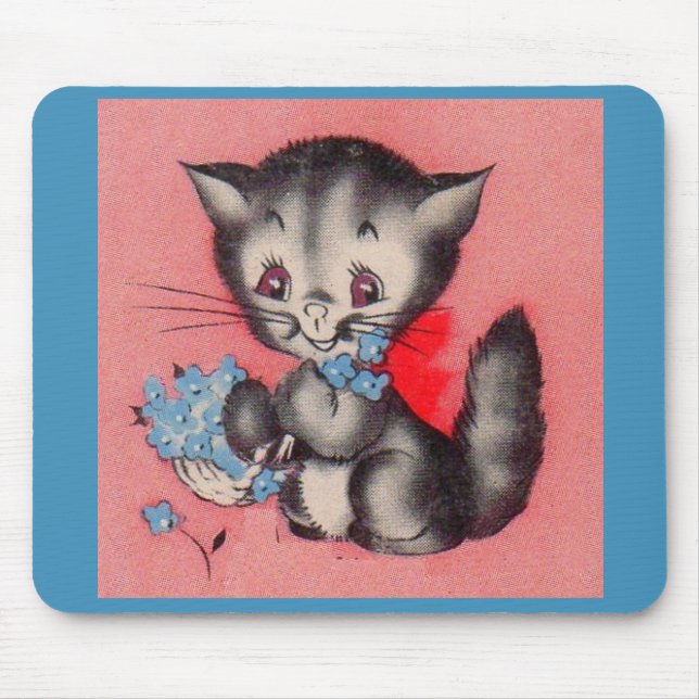 sweet kitty cat mouse pad (Front)