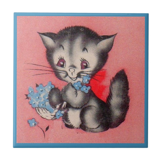 sweet kitty cat tile (Front)