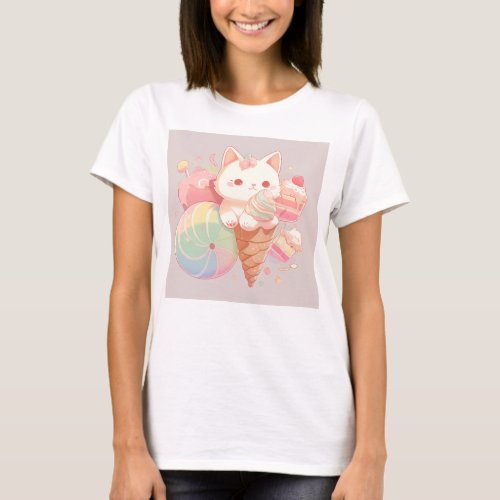 Sweet Kitty Kawaii Tee