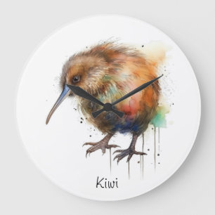 Sweet Kiwi, custom Large Clock