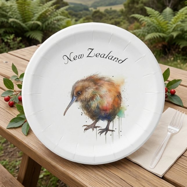 Sweet Kiwi, custom Paper Plates (Creator Uploaded)