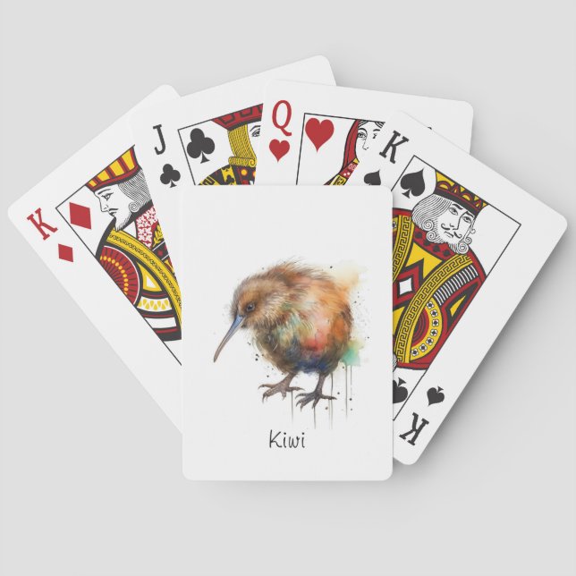 Sweet Kiwi, custom Poker Cards (Back)