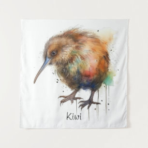 Sweet Kiwi, custom Tapestry