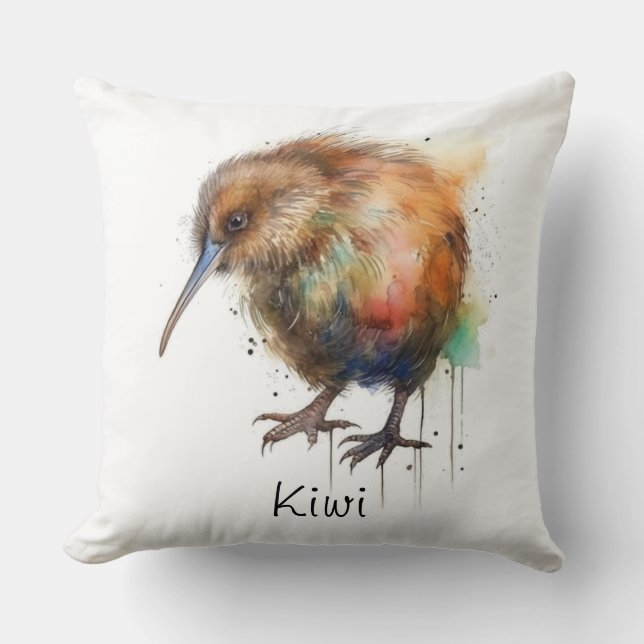 Sweet Kiwi, custom Throw Pillow (Front)