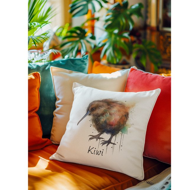 Sweet Kiwi, custom Throw Pillow (Creator Uploaded)