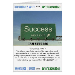 SWEET KNOWLEDGE CARD