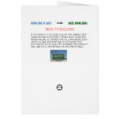 SWEET KNOWLEDGE CARD #3 (Back)