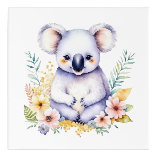 Sweet Koala Bear Baby Nursery Art