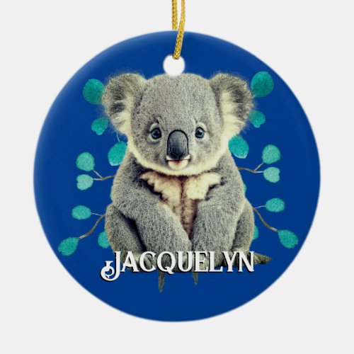 Sweet Koala Ceramic Ornament