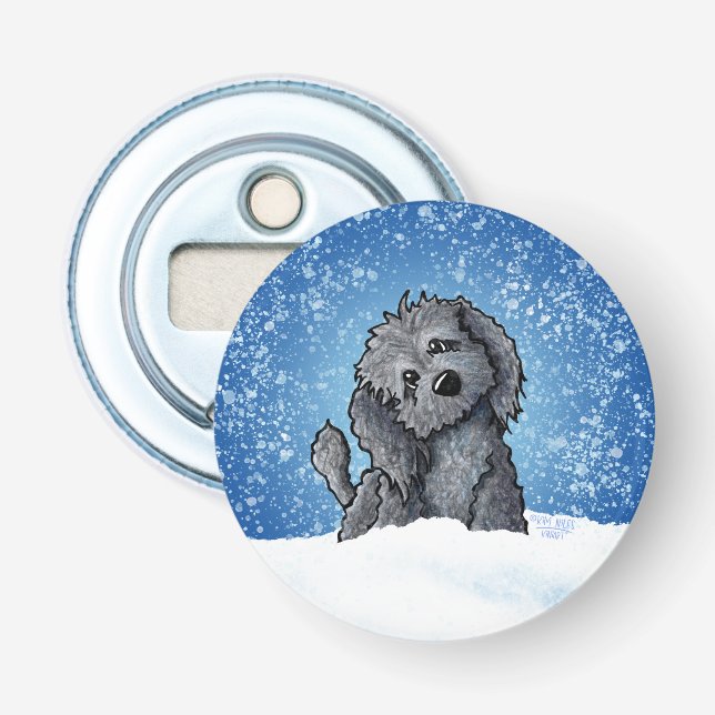 Sweet Labradoodle Bottle Opener (Front)